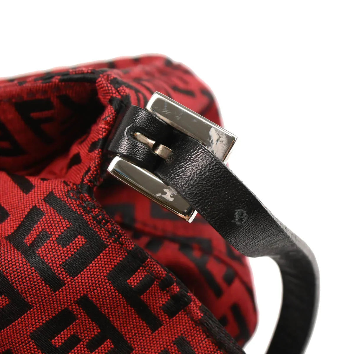 Fendi 2002 Red Zucchino Handbag