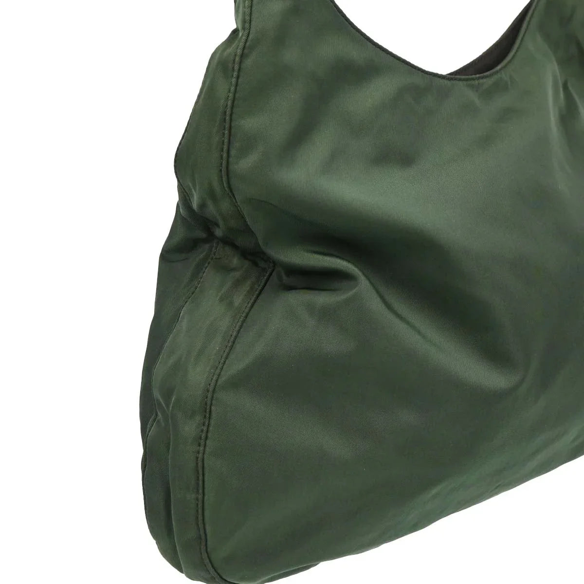 Prada Dark Green Nylon Handbag