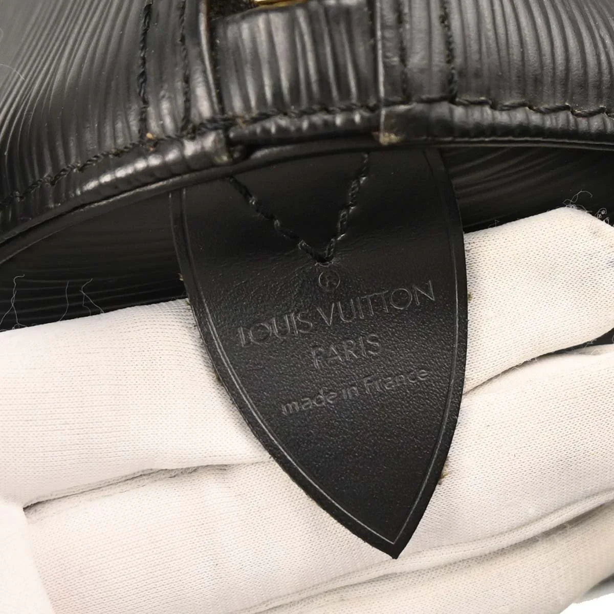 Louis Vuitton 1999 Black Epi Keepall 45 Travel Handbag M42972