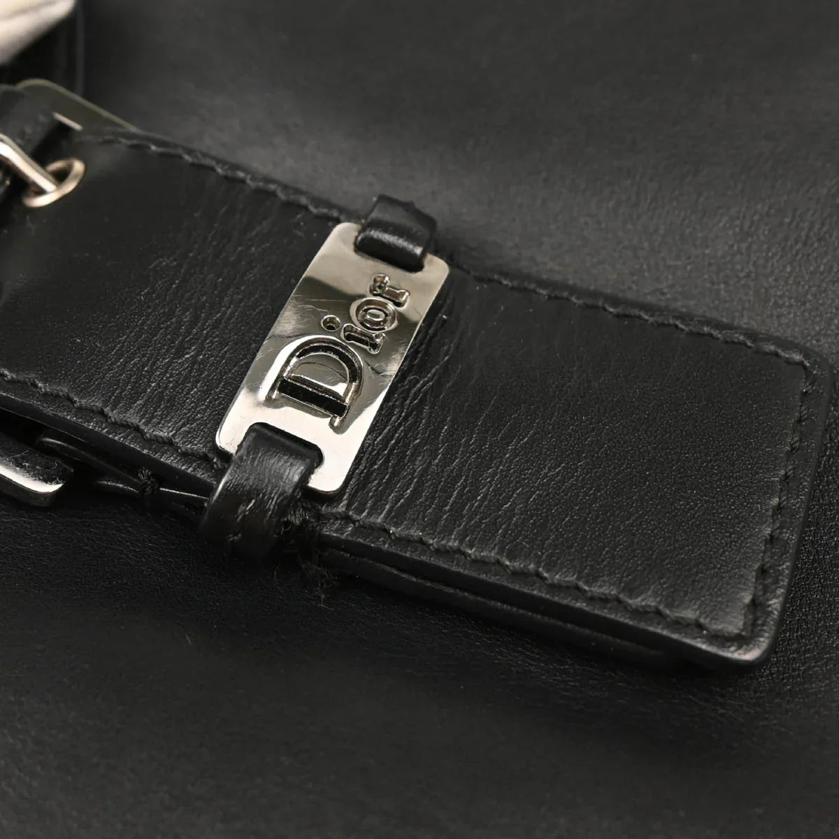 Christian Dior 2012 Black Leather Handbag