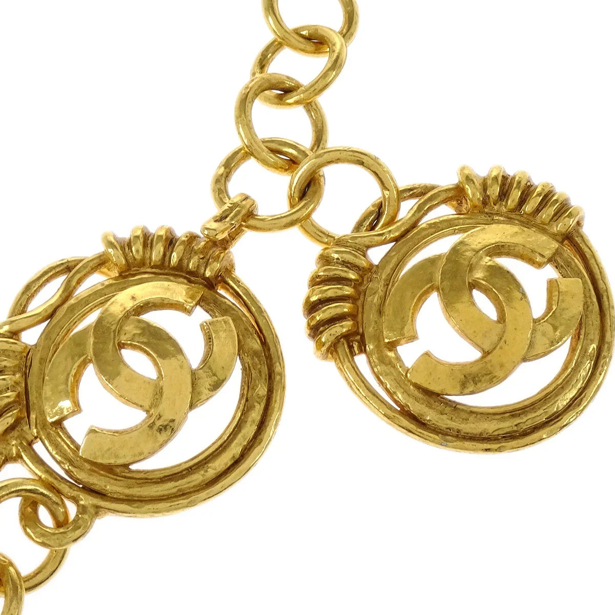 Chanel Chain Belt Medallion Gold 94P Small Good