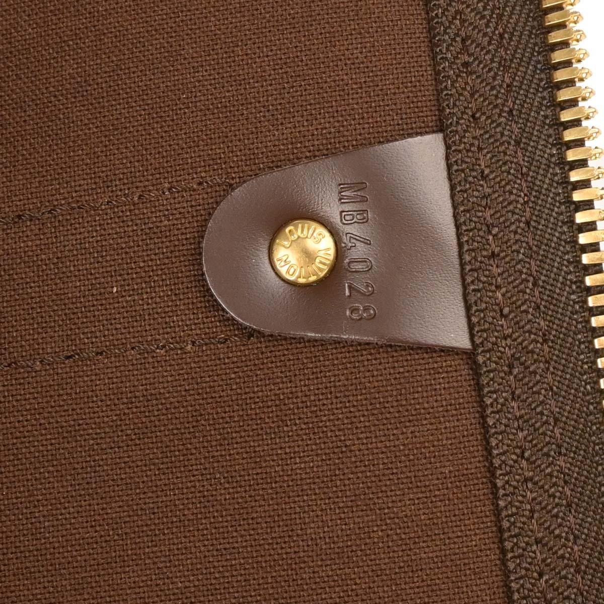 Louis Vuitton 2008 Damier Keepall Bandouliere 55 Duffle Bag N41414