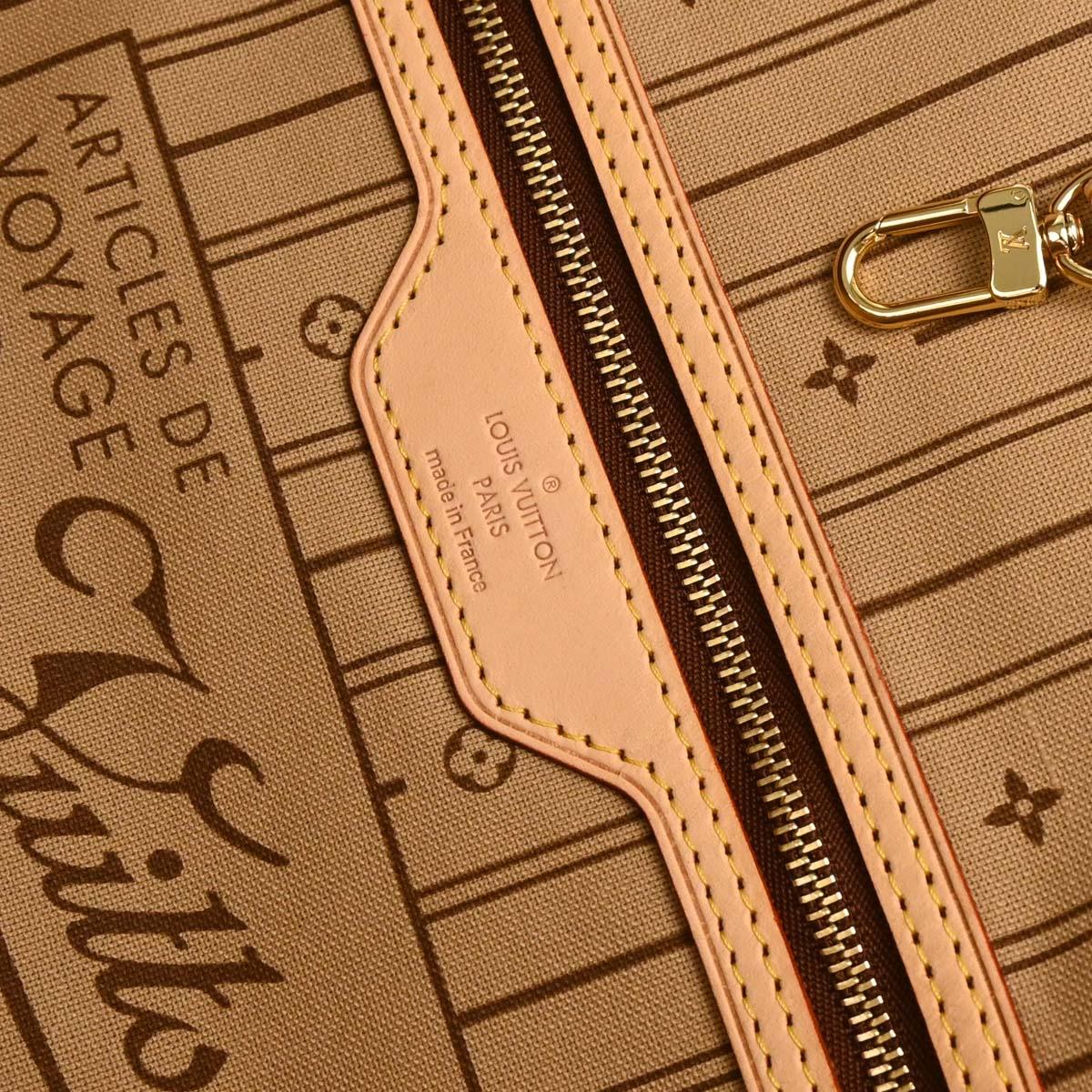Louis Vuitton 2009 Monogram Neverfull GM Tote Handbag M40157