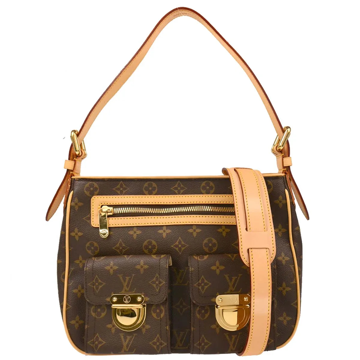 Louis Vuitton Monogram Hudson GM Shoulder Bag M40045