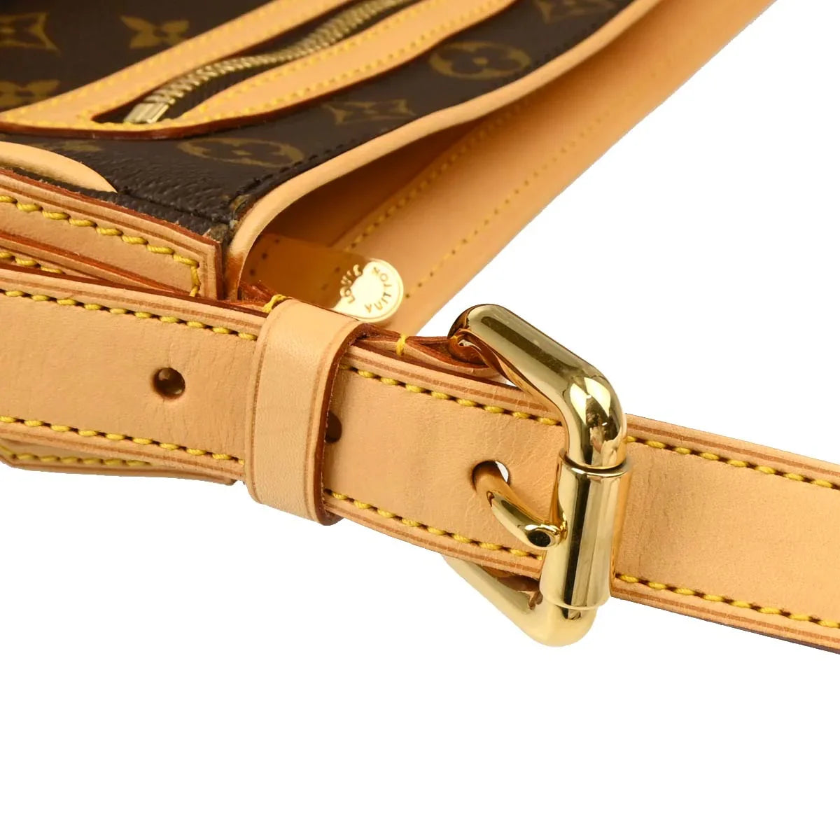Louis Vuitton Monogram Hudson GM Shoulder Bag M40045