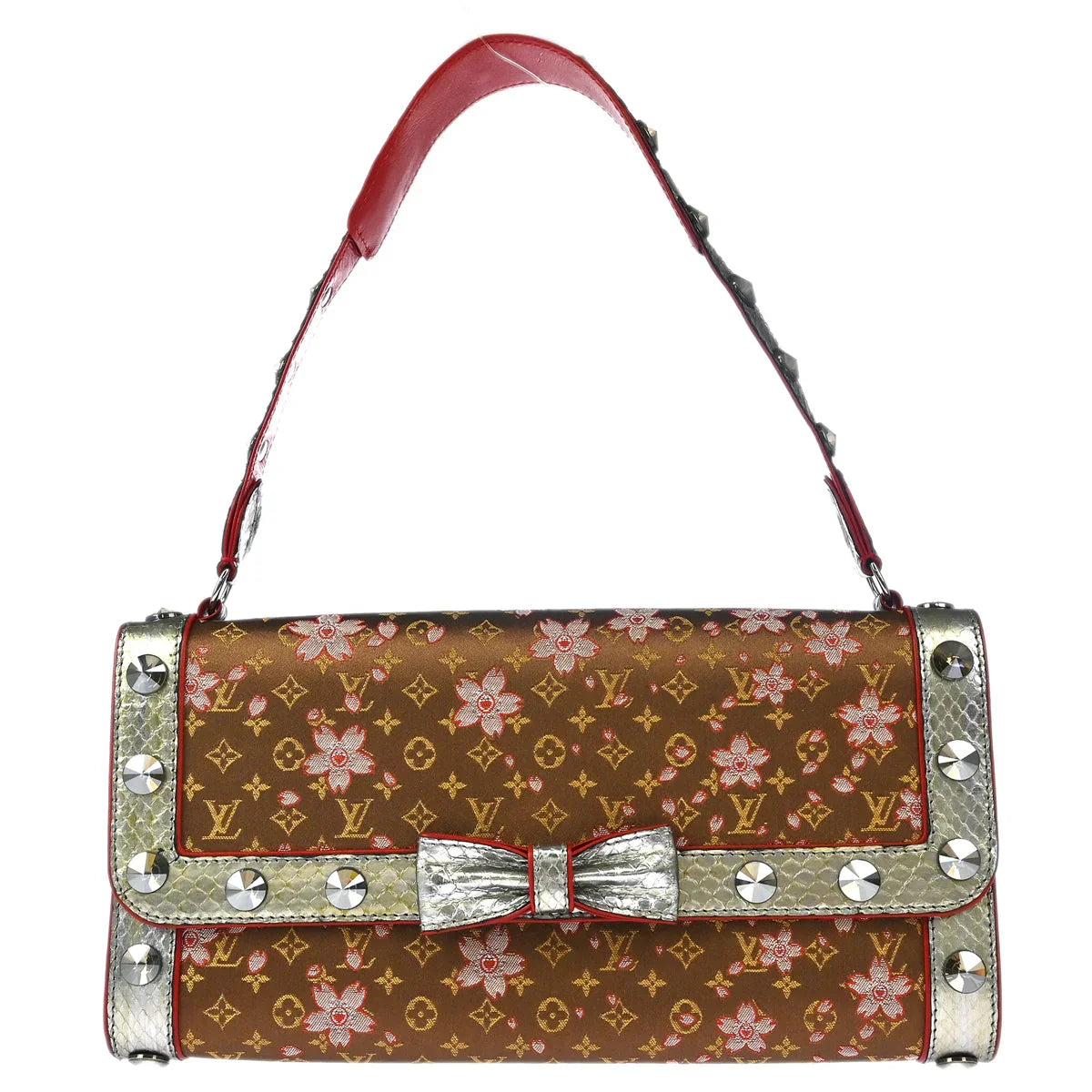 Louis Vuitton * 2003 Python Monogram Cherry Blossom Amarene M92587