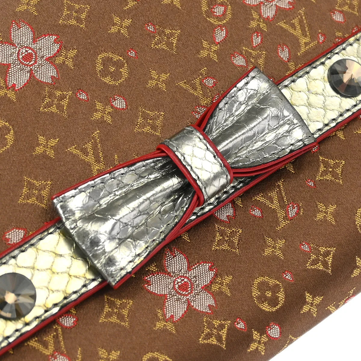 Louis Vuitton * 2003 Python Monogram Cherry Blossom Amarene M92587