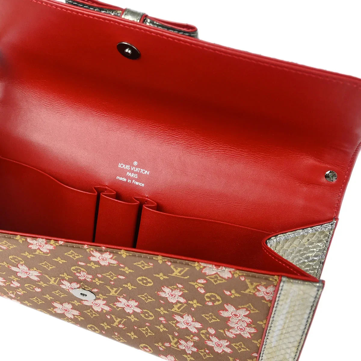 Louis Vuitton * 2003 Python Monogram Cherry Blossom Amarene M92587