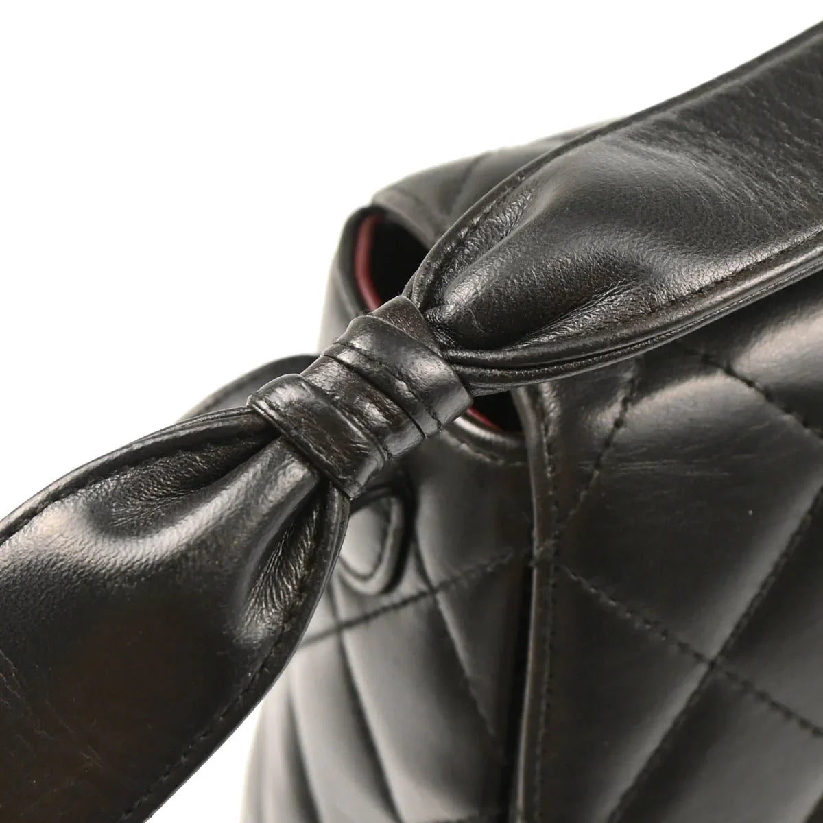 Chanel 1996-1997 Black Lambskin Handbag