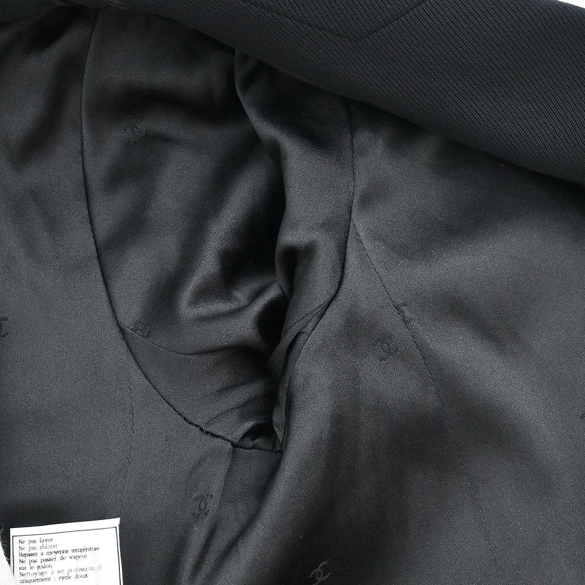 Chanel Setup Jacket Pants Black