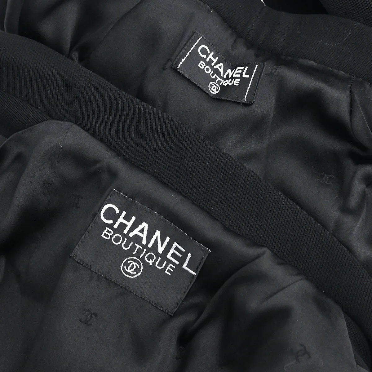 Chanel Setup Jacket Pants Black
