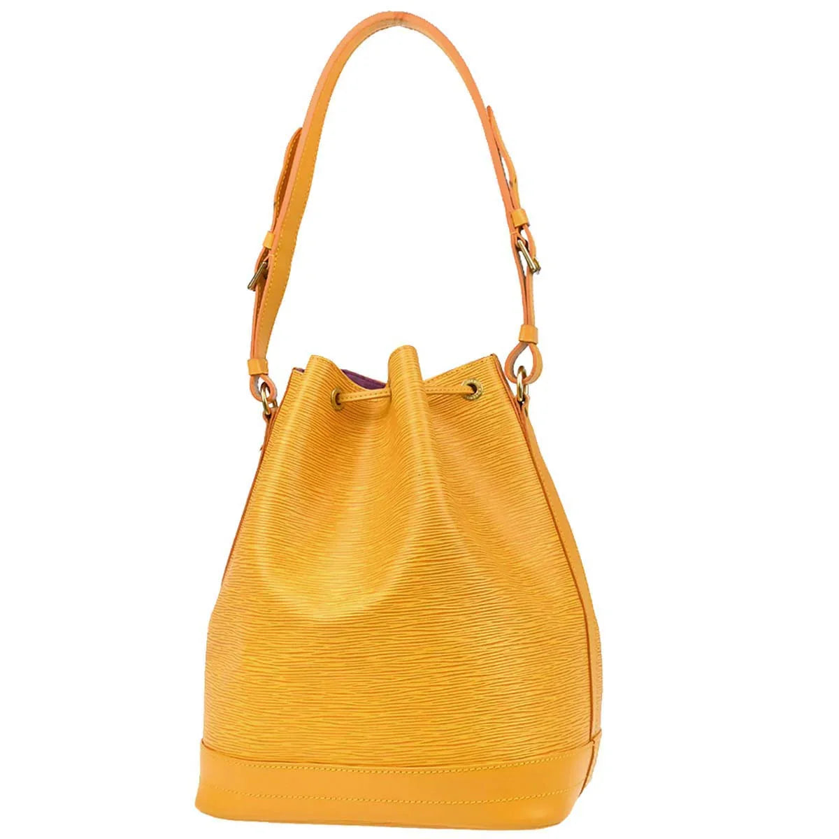 Louis Vuitton 1995 Yellow Epi Noe Drawstring Shoulder Bag M44009