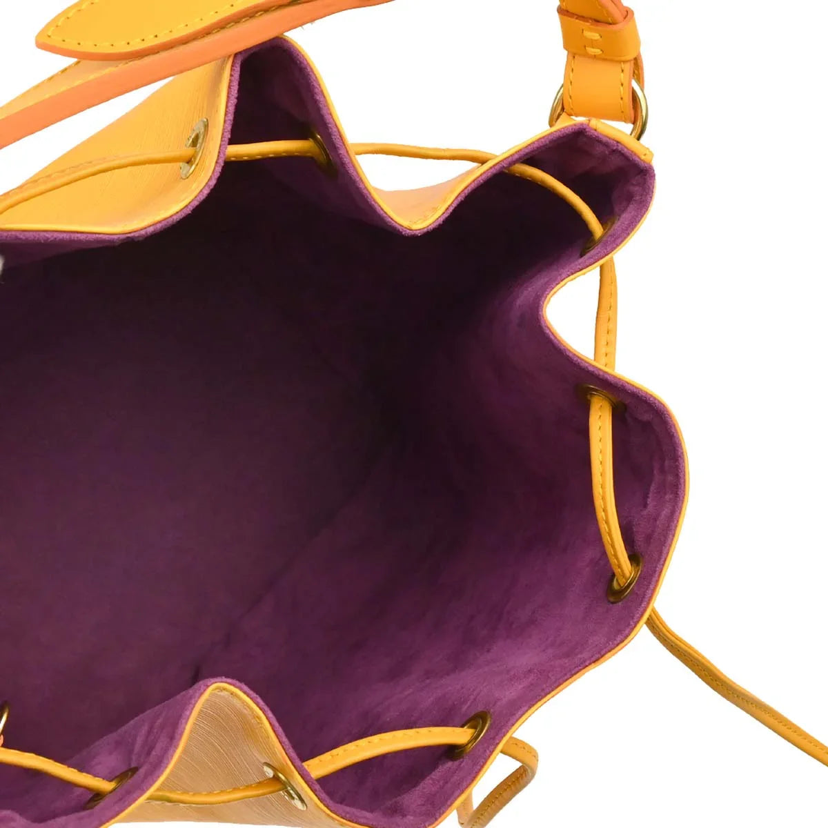 Louis Vuitton 1995 Yellow Epi Noe Drawstring Shoulder Bag M44009