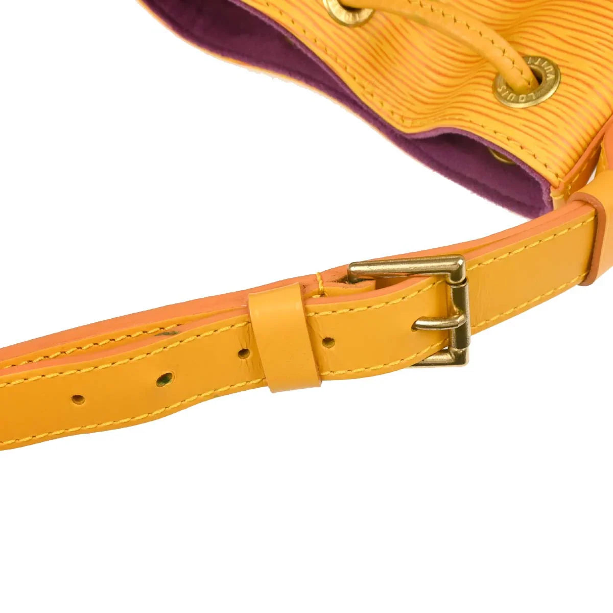 Louis Vuitton 1995 Yellow Epi Noe Drawstring Shoulder Bag M44009
