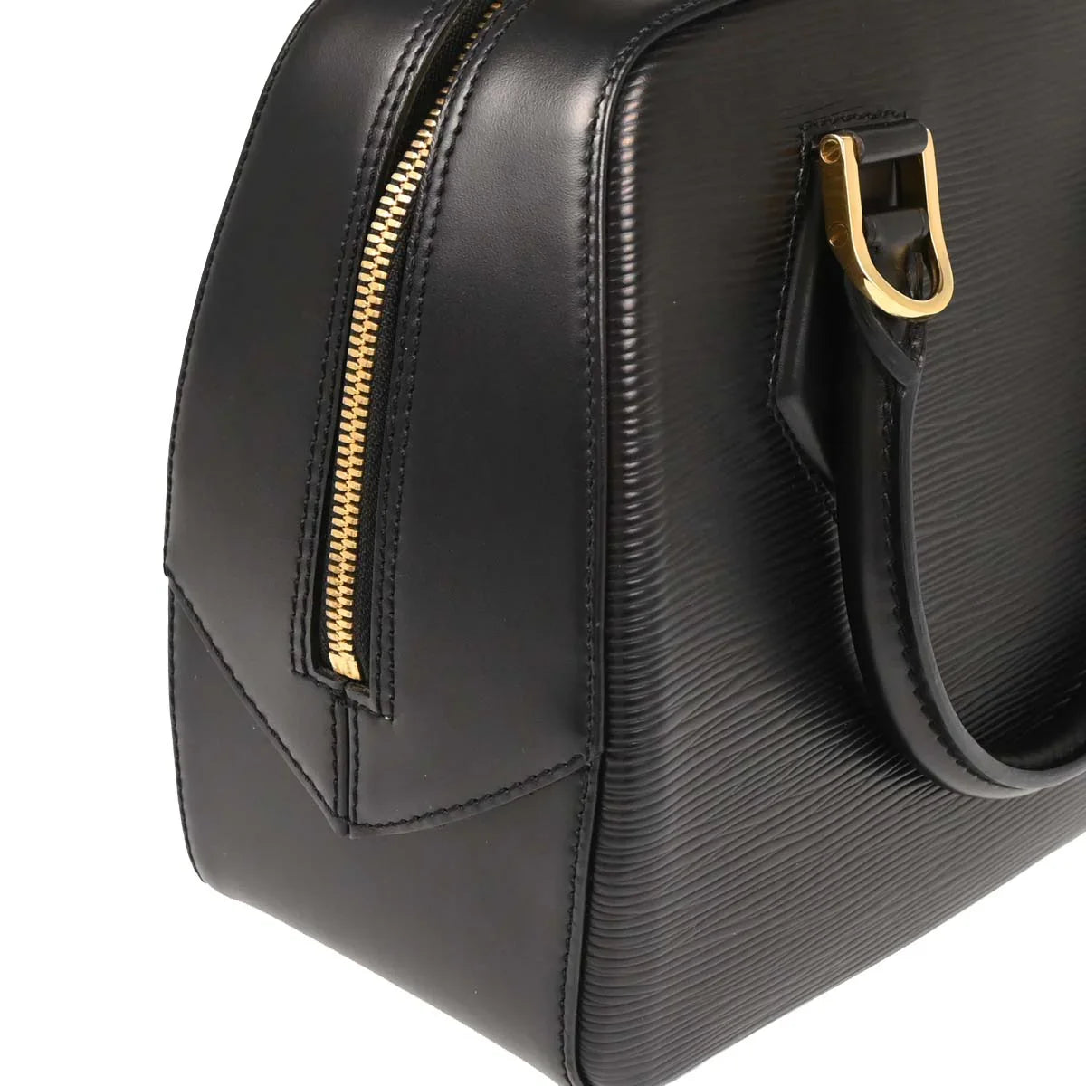 Louis Vuitton 2000 Black Epi Sablon Handbag M52042