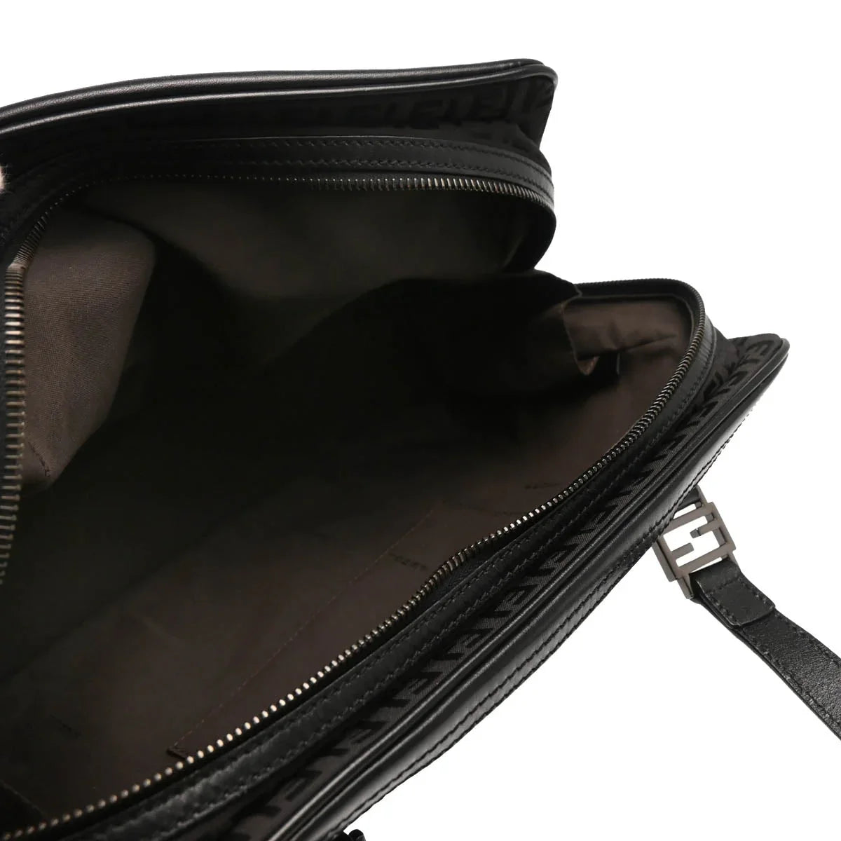 Fendi Black Zucchino Handbag