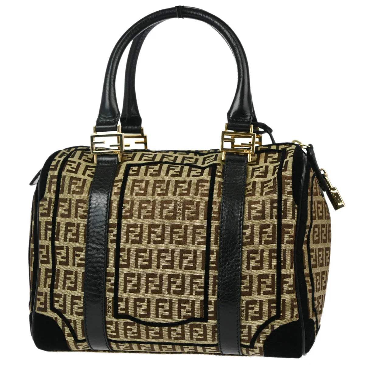 Fendi 2006 Brown Zucchino Handbag