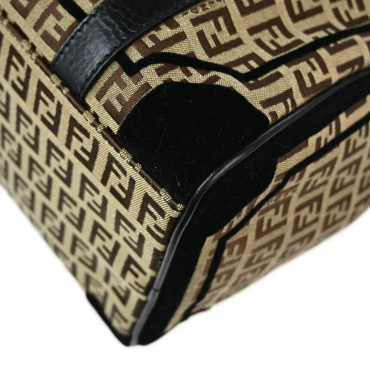 Fendi 2006 Brown Zucchino Handbag