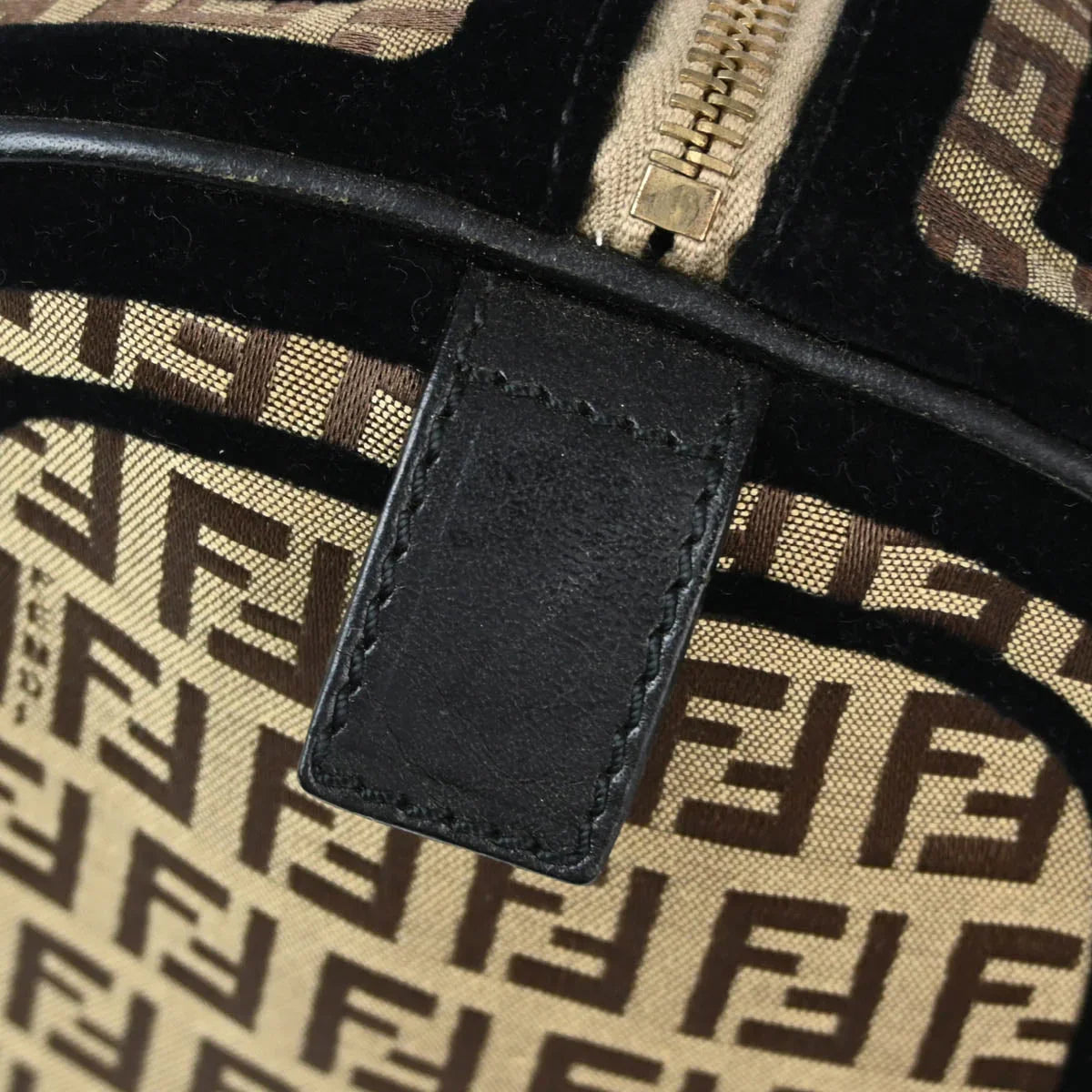 Fendi 2006 Brown Zucchino Handbag