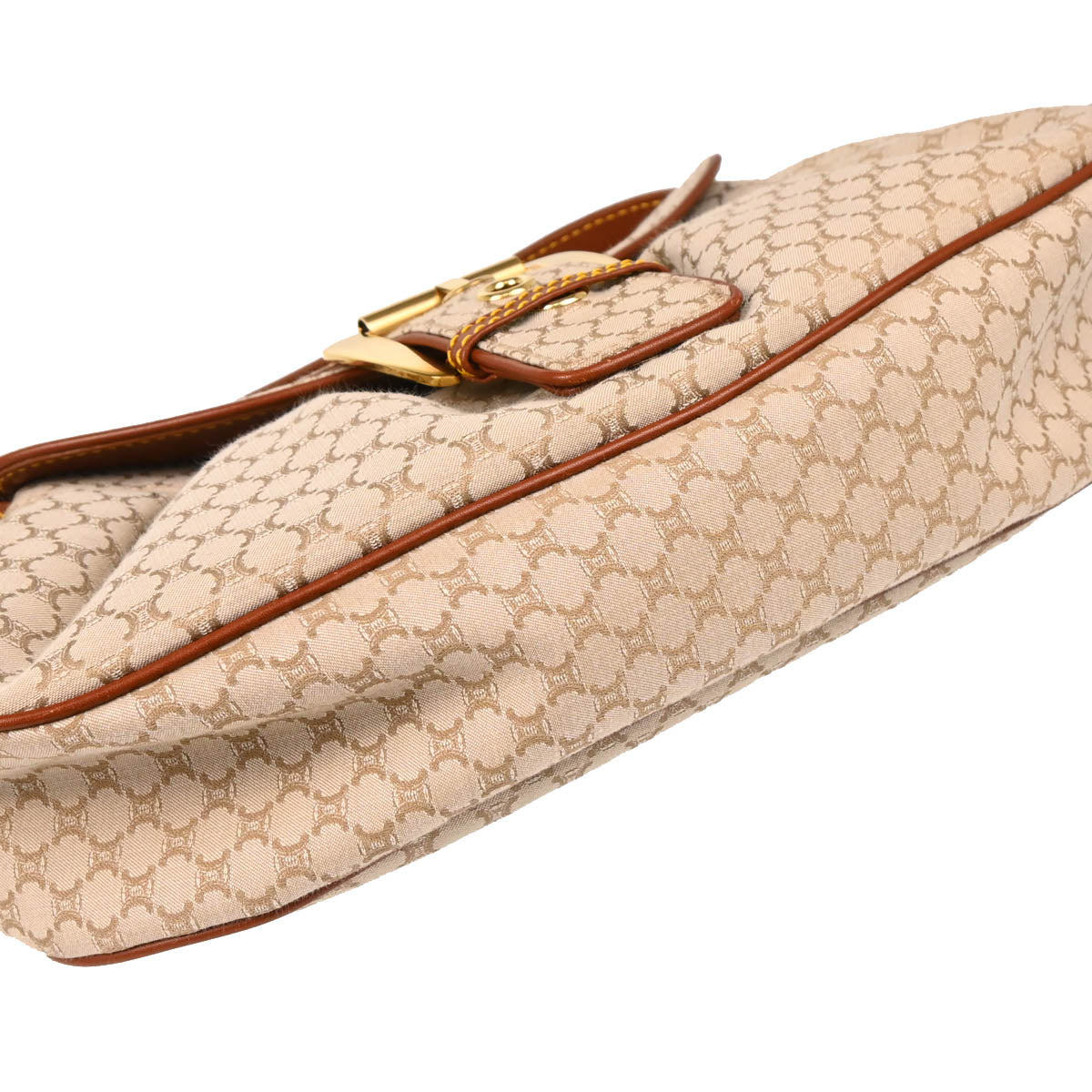 Celine Beige Canvas Macadam Handbag