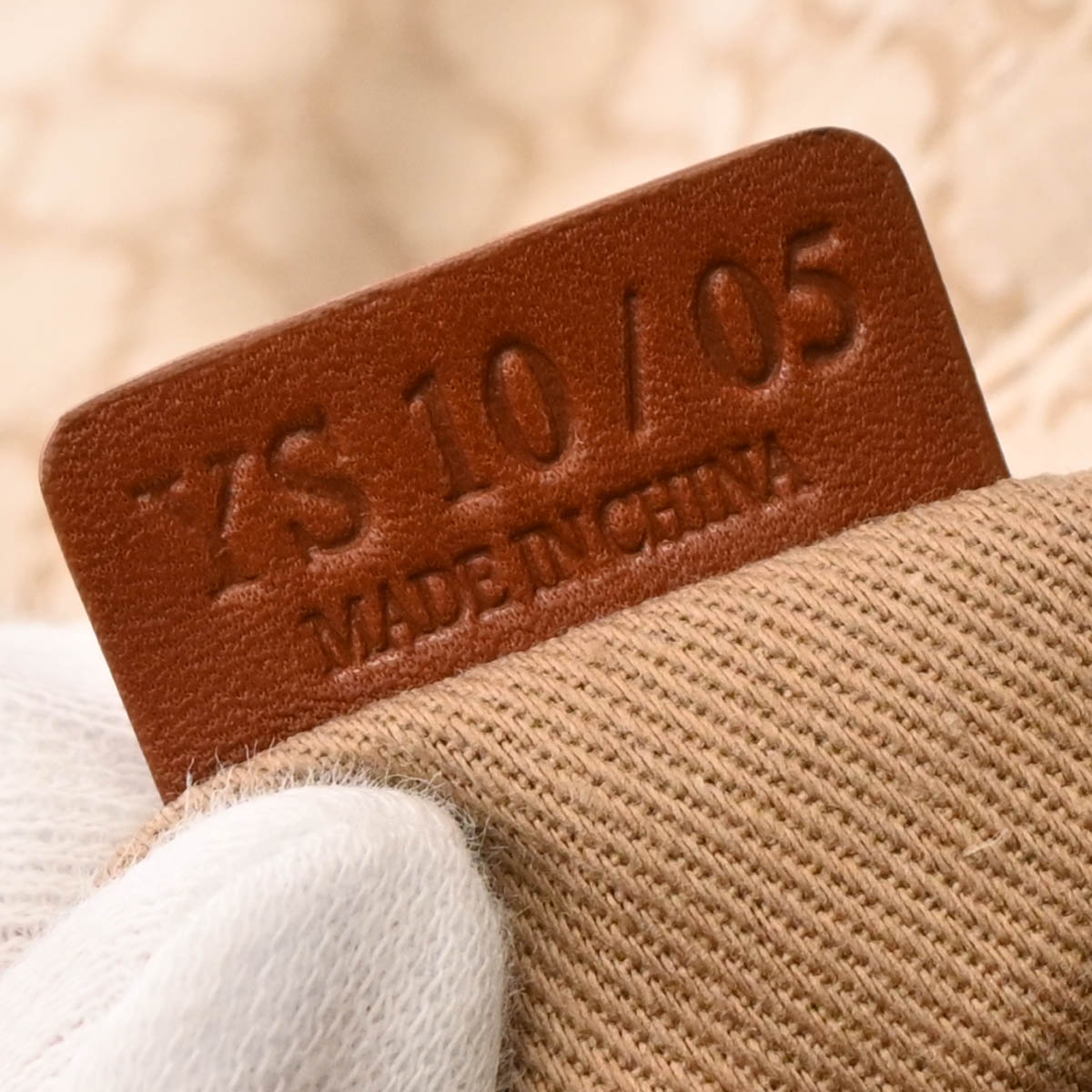 Celine Beige Canvas Macadam Handbag