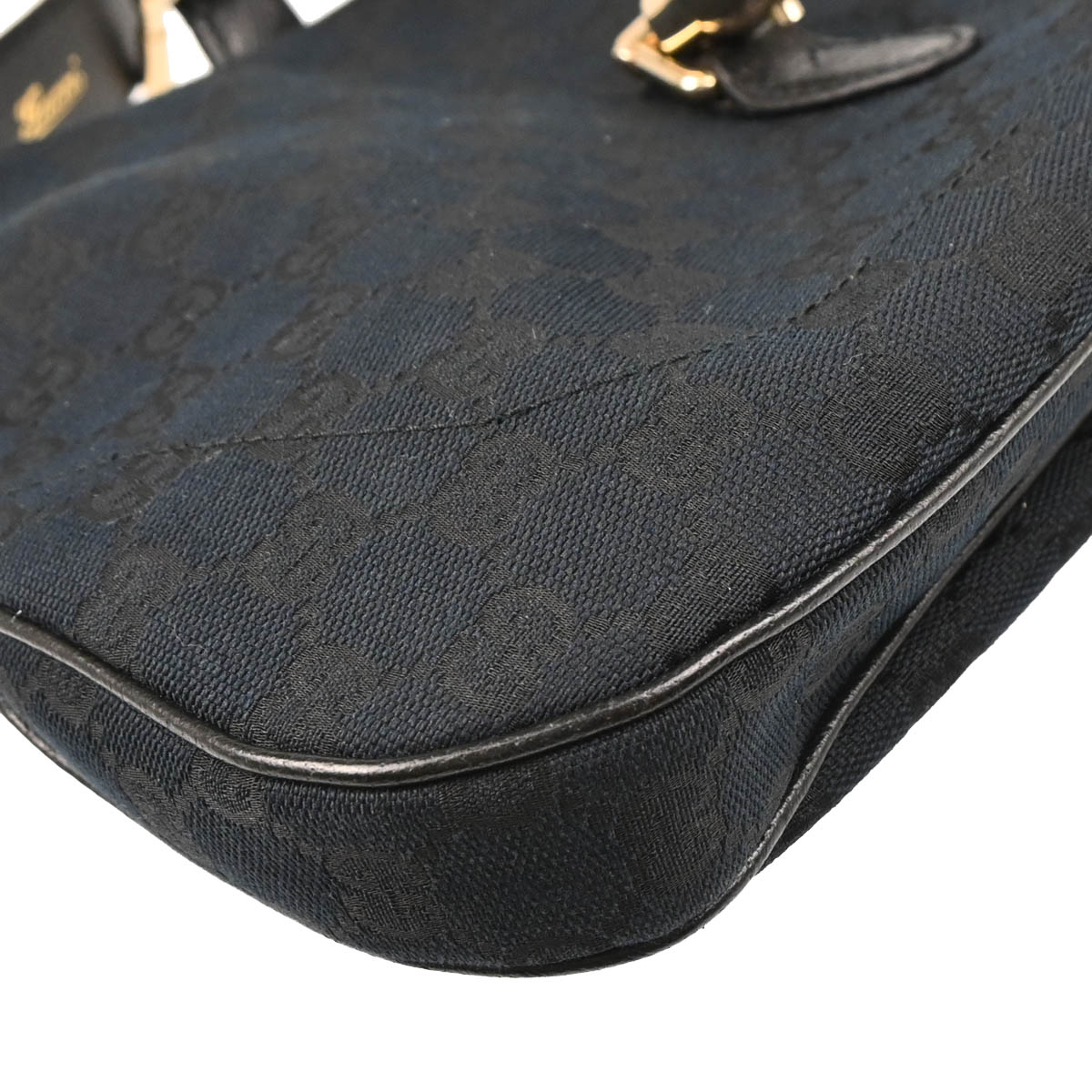 Gucci Black GG Jackie Hobo Handbag