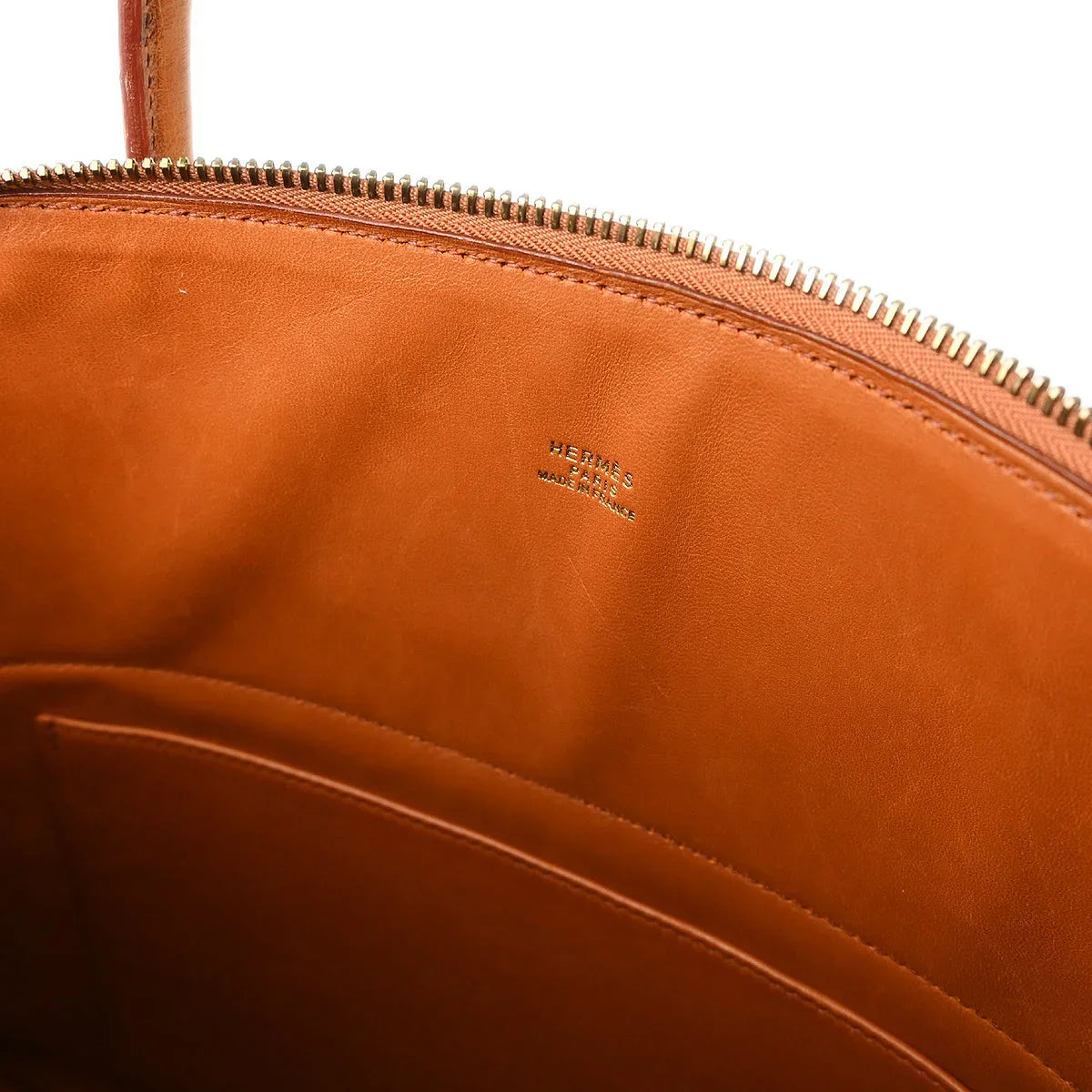 Hermes 1999 Chestnut Ostrich Bolide 35 Handbag 2way Shoulder