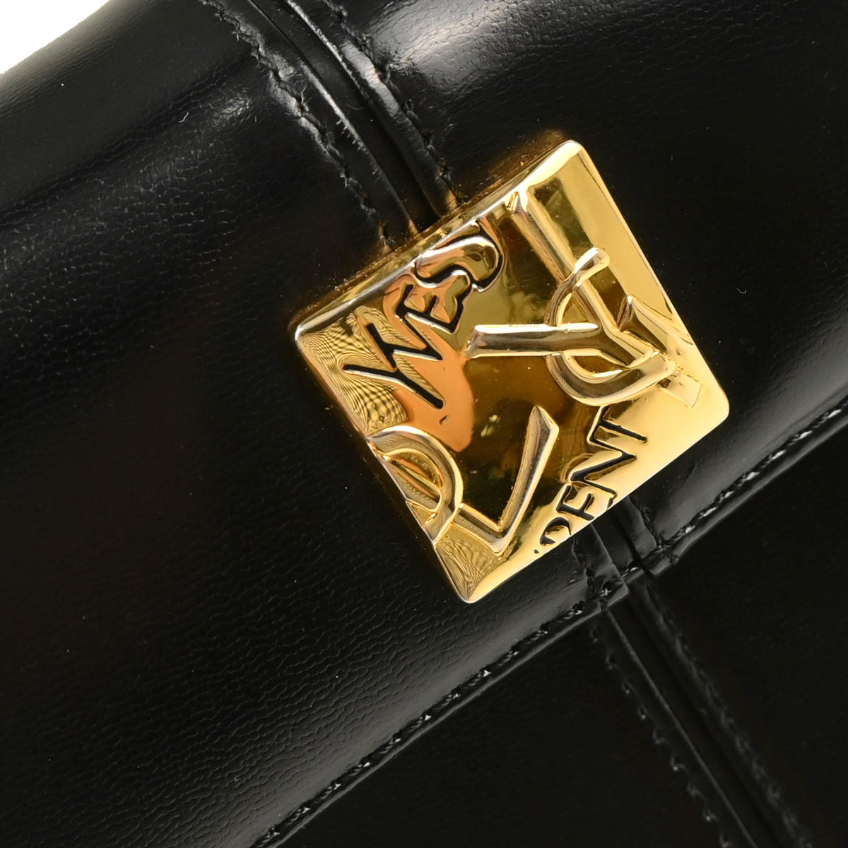 Yves Saint Laurent Black Leather Handbag