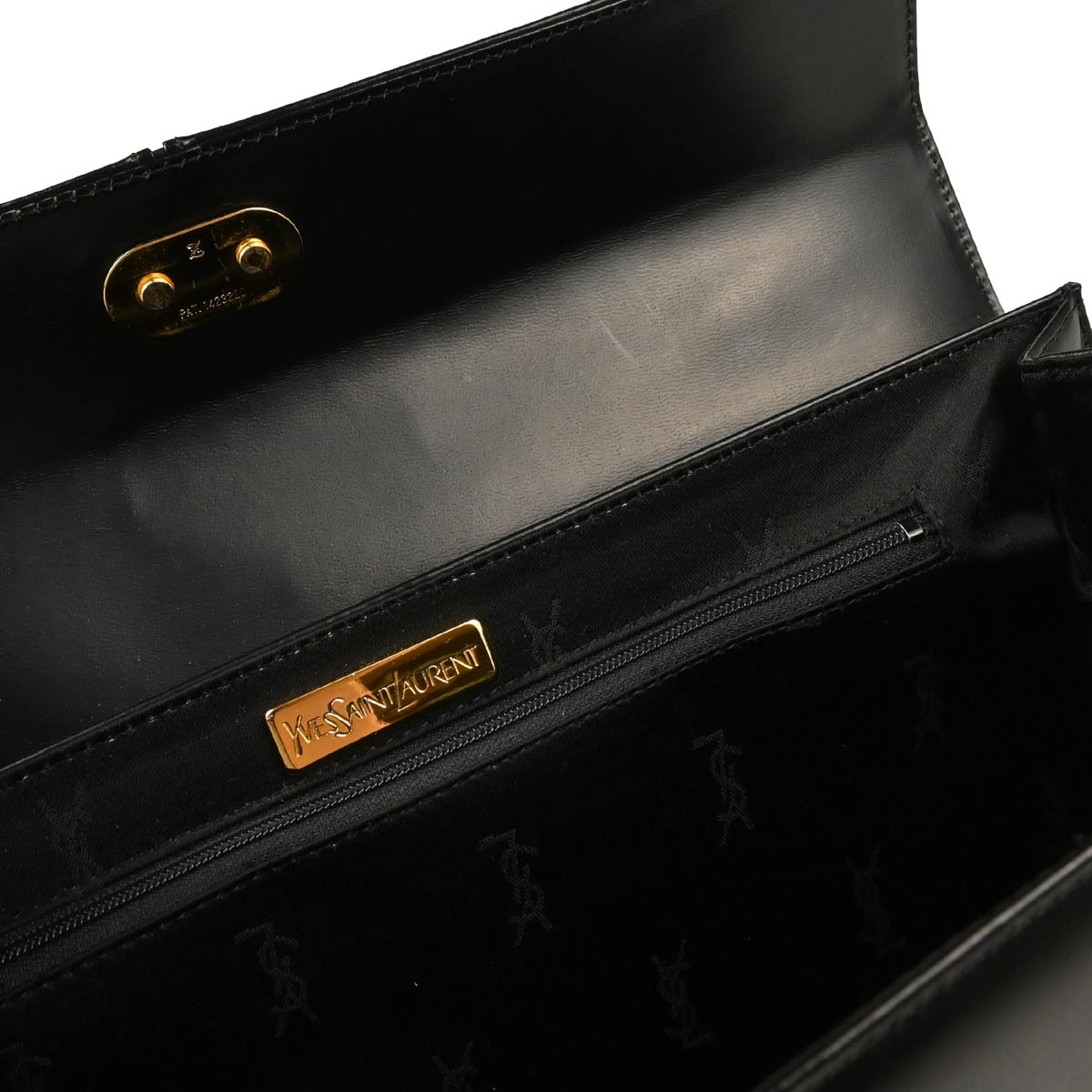 Yves Saint Laurent Black Leather Handbag