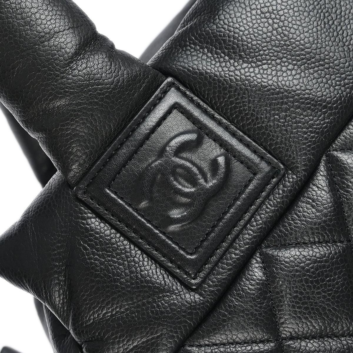 Chanel 2009-2010 Black Caviar Coco Cocoon Handbag
