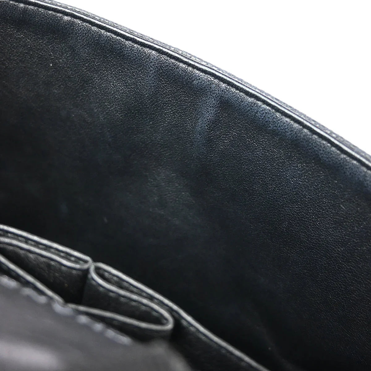 Chanel 2008-2009 Black Caviar Medium Classic Double Flap Shoulder Bag