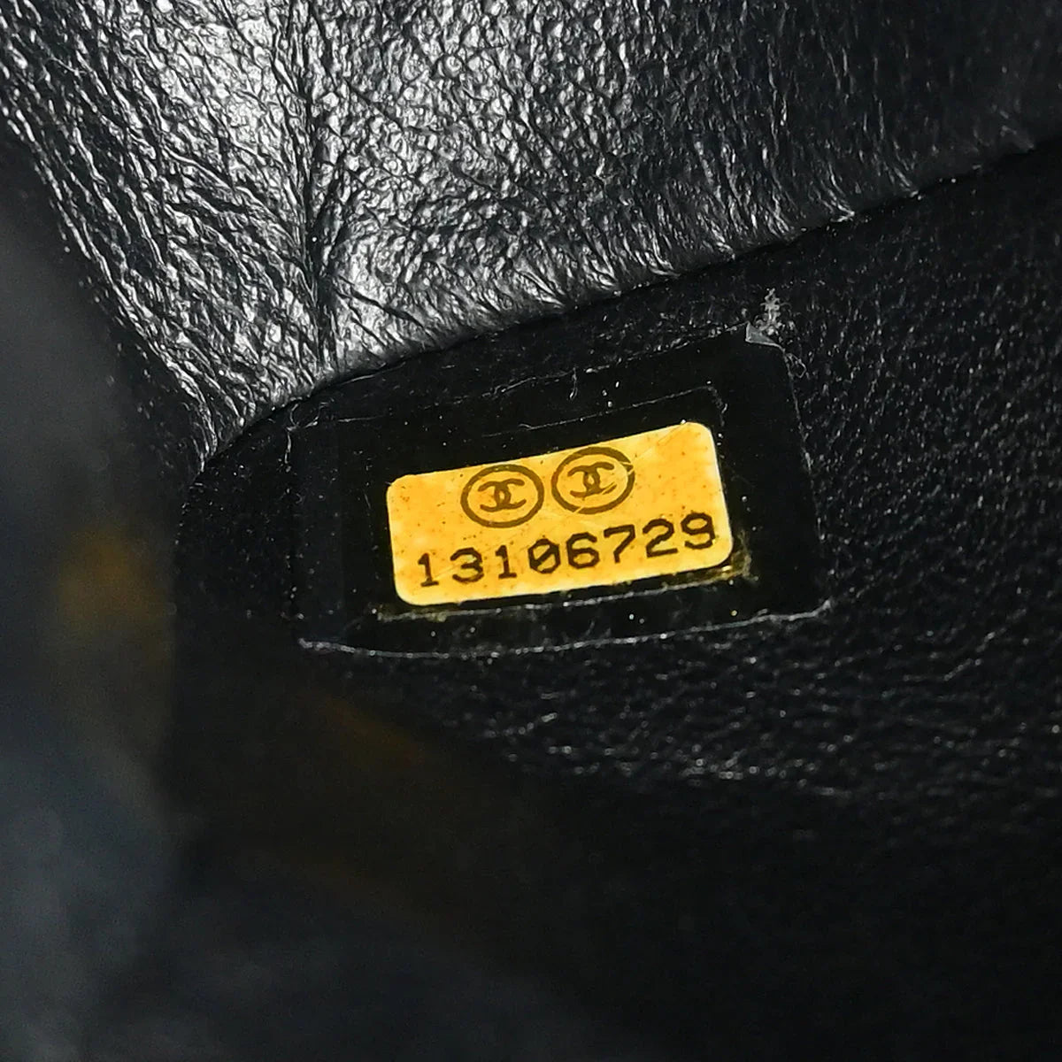 Chanel 2008-2009 Black Caviar Medium Classic Double Flap Shoulder Bag