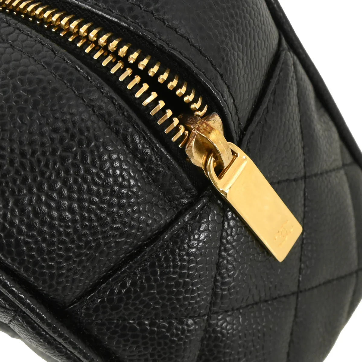 Chanel 2005-2006 Black Caviar Bowling Bag
