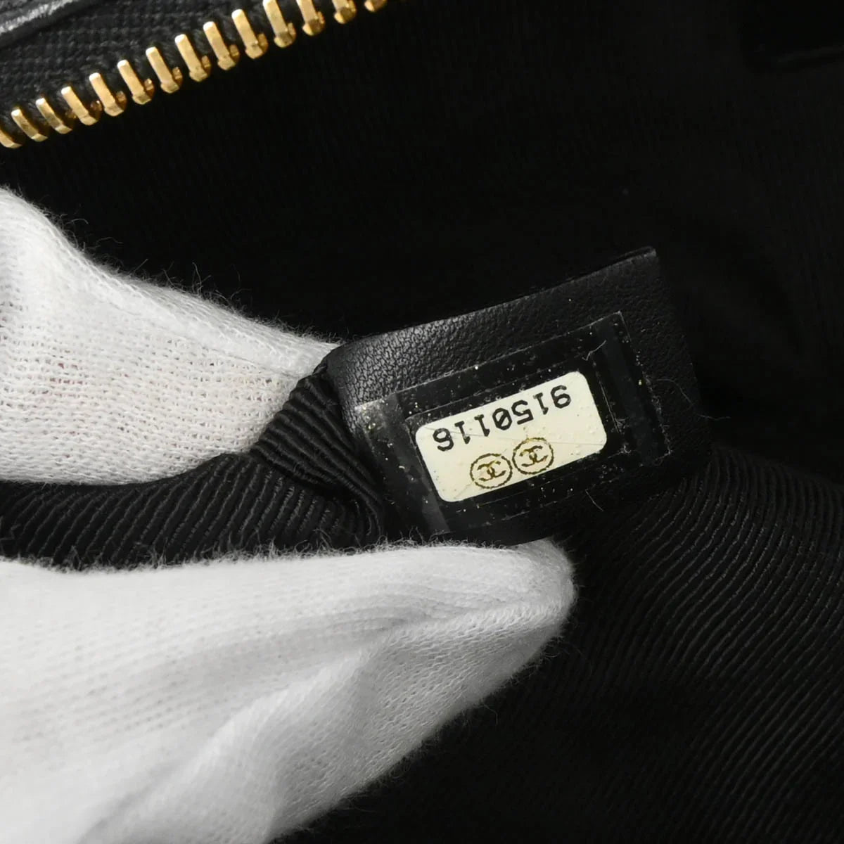 Chanel 2005-2006 Black Caviar Bowling Bag