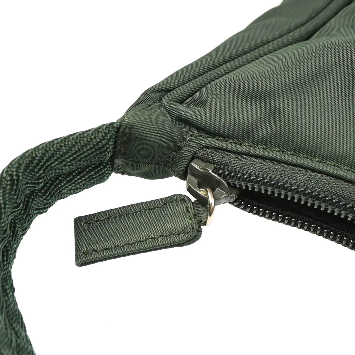 Prada Dark Green Nylon Hobo Handbag