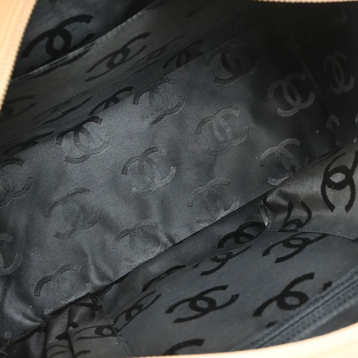 Chanel 2003-2004 Beige Calfskin Reporter Bag Cambon Ligne Handbag