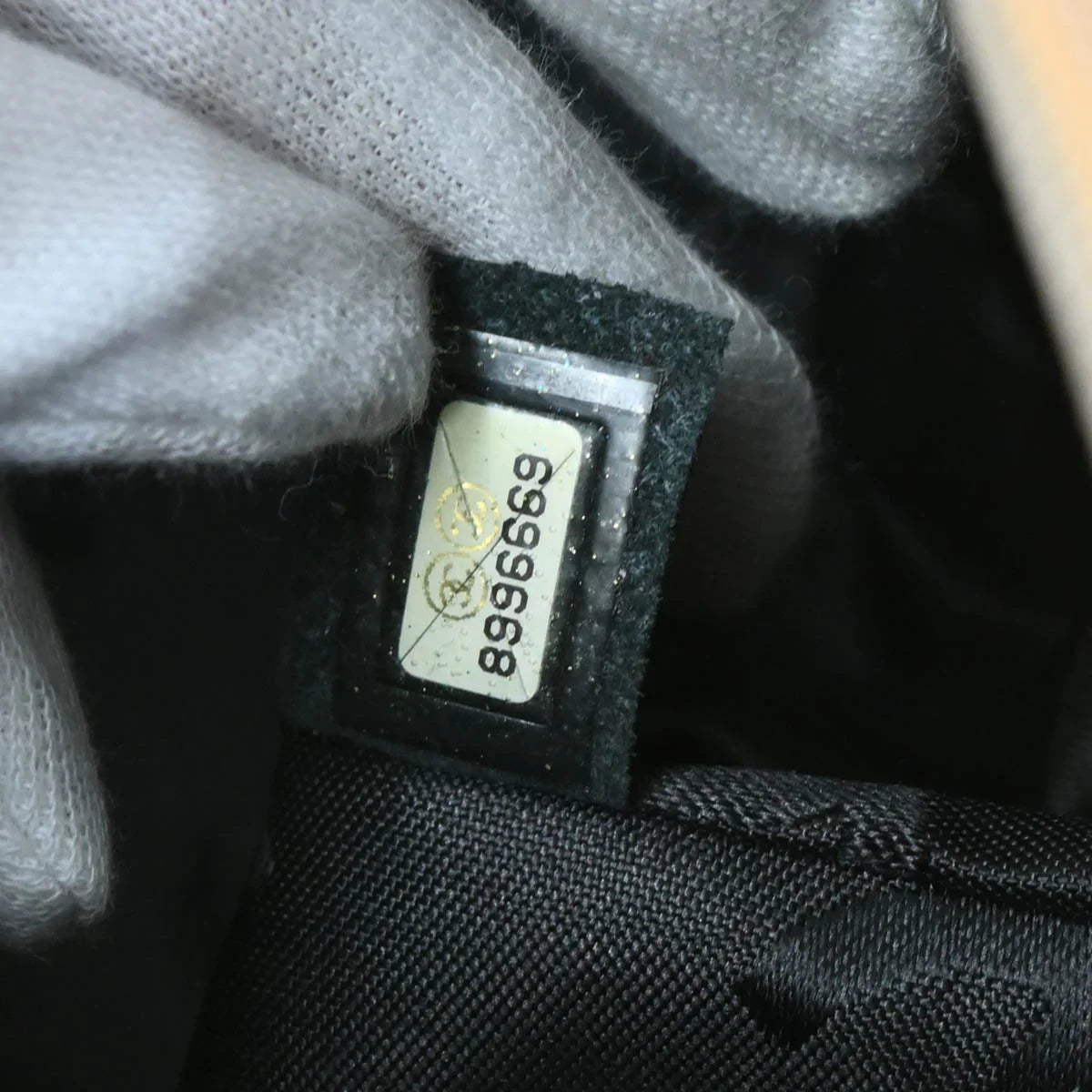 Chanel 2003-2004 Beige Calfskin Reporter Bag Cambon Ligne Handbag