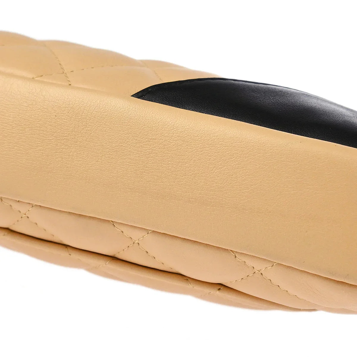Chanel 2005-2006 Beige Calfskin Cambon Ligne Handbag