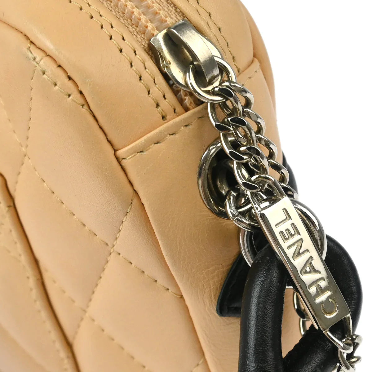 Chanel 2005-2006 Beige Calfskin Cambon Ligne Handbag