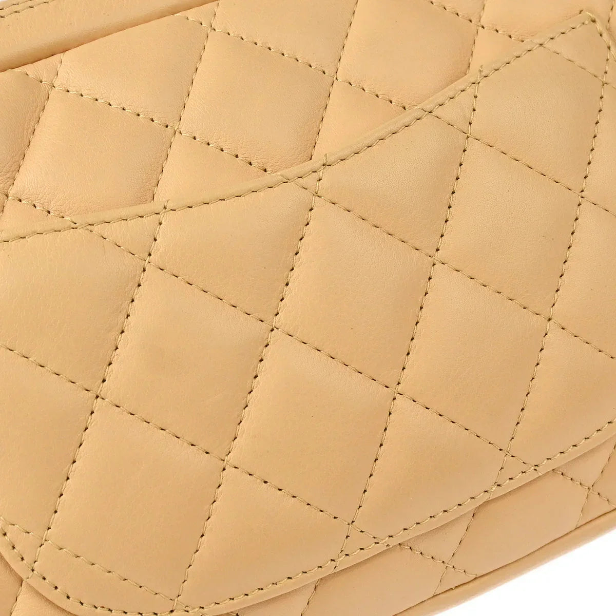 Chanel 2005-2006 Beige Calfskin Cambon Ligne Handbag