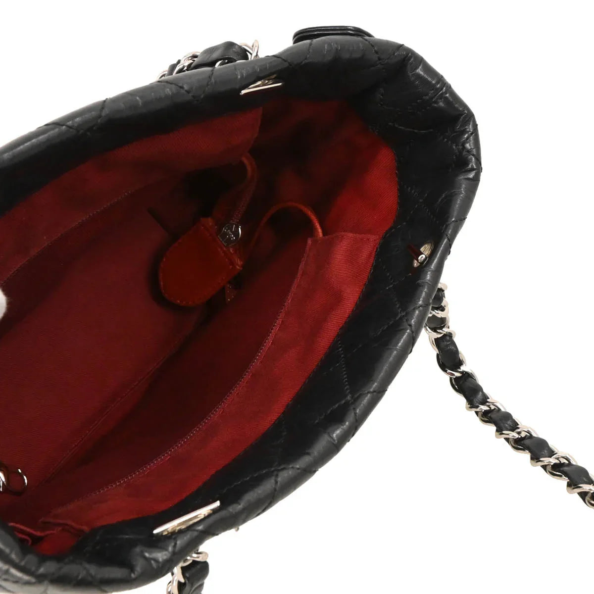 Chanel 2006-2008 Black Calfskin Cambon Ligne Tote Chain Handbag