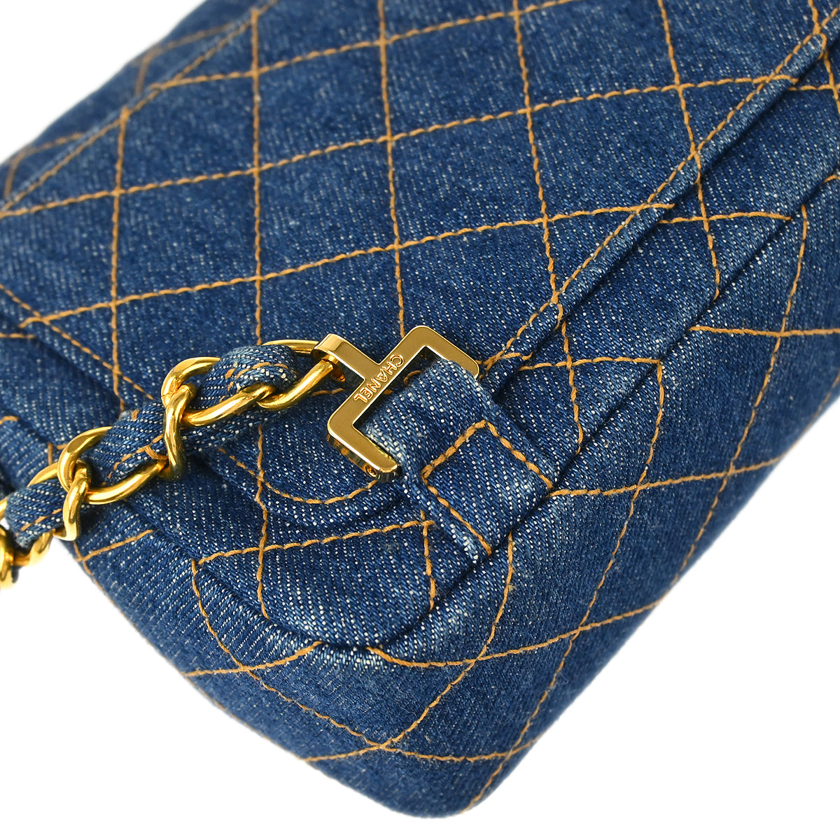 Chanel * Blue Denim Backpack