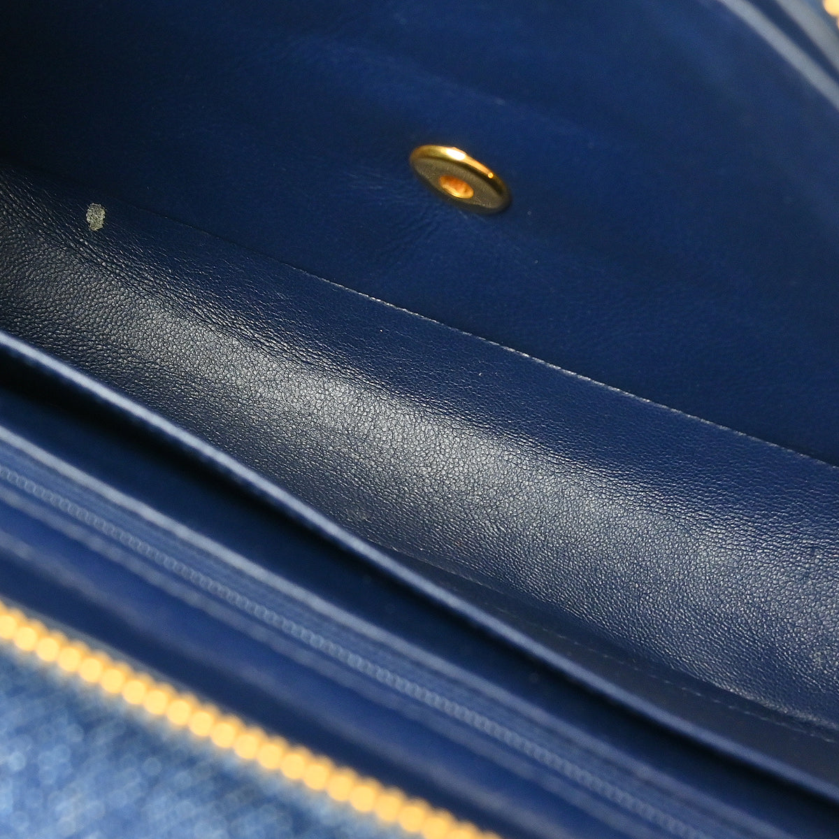 Chanel * Blue Denim Backpack