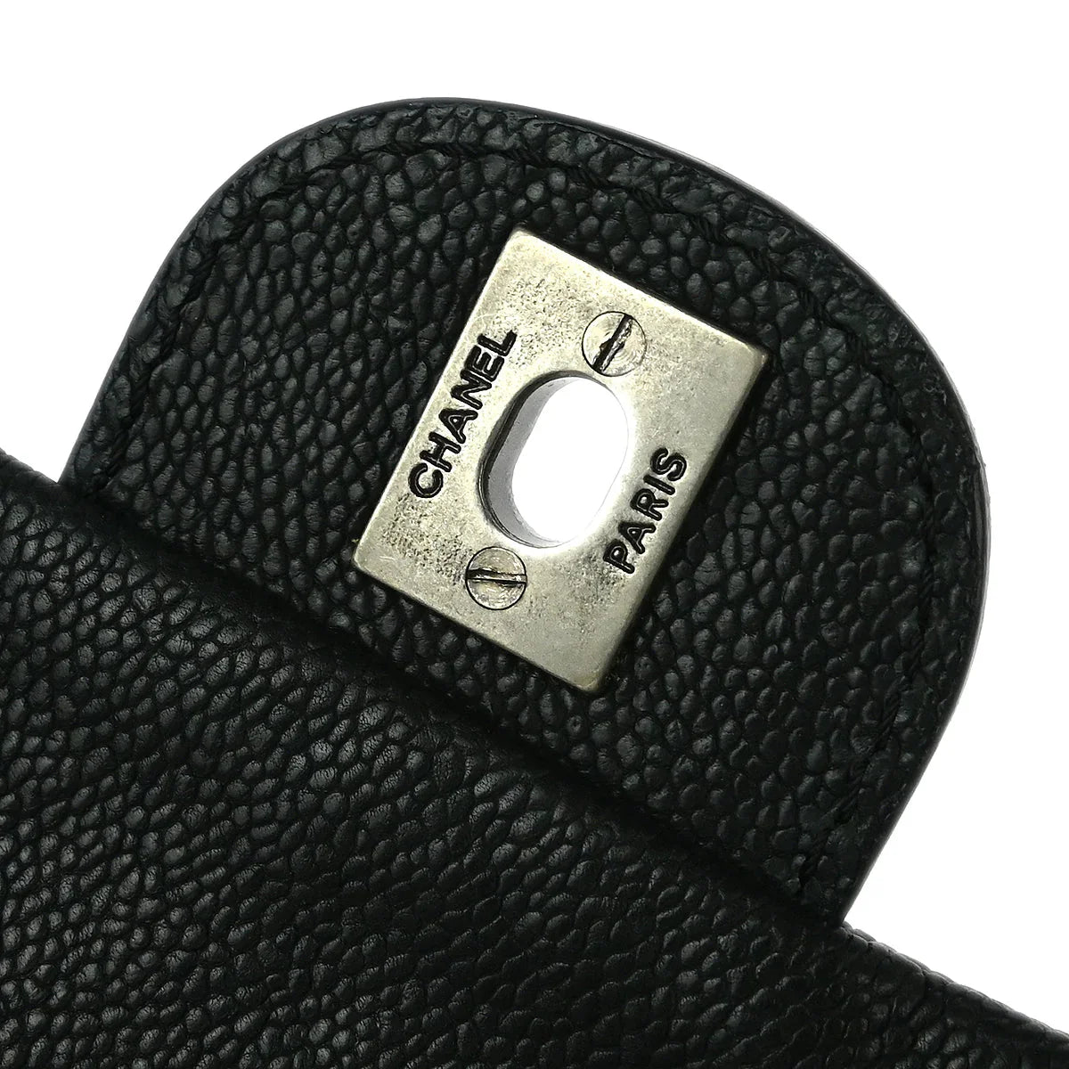 Chanel 2005-2006 Black Caviar Shoulder Bag