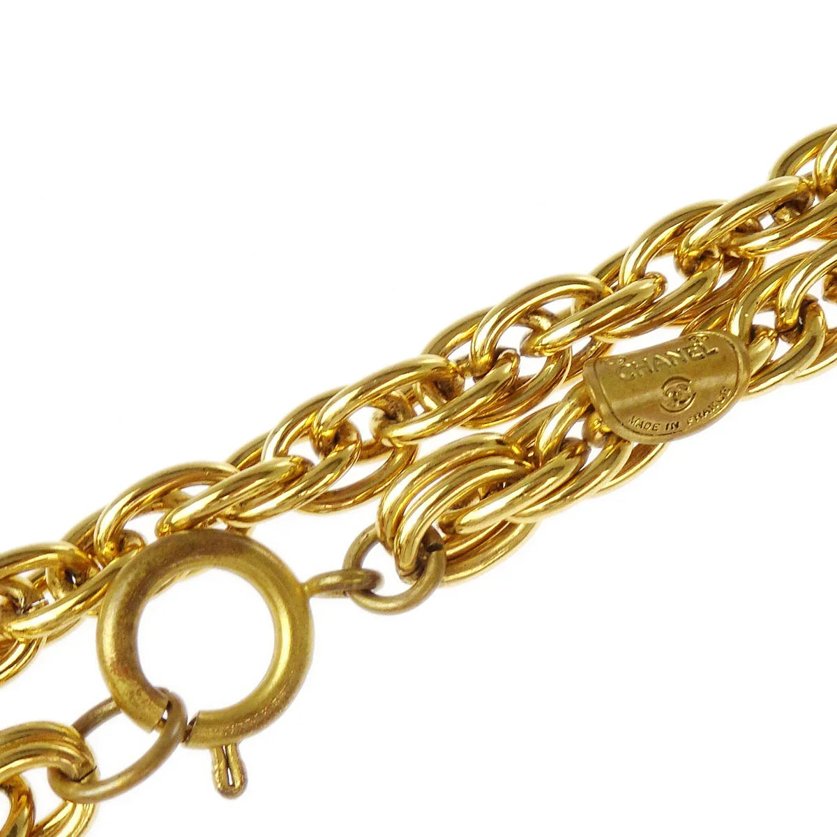 Chanel Gold CC Chain Pendant Necklace