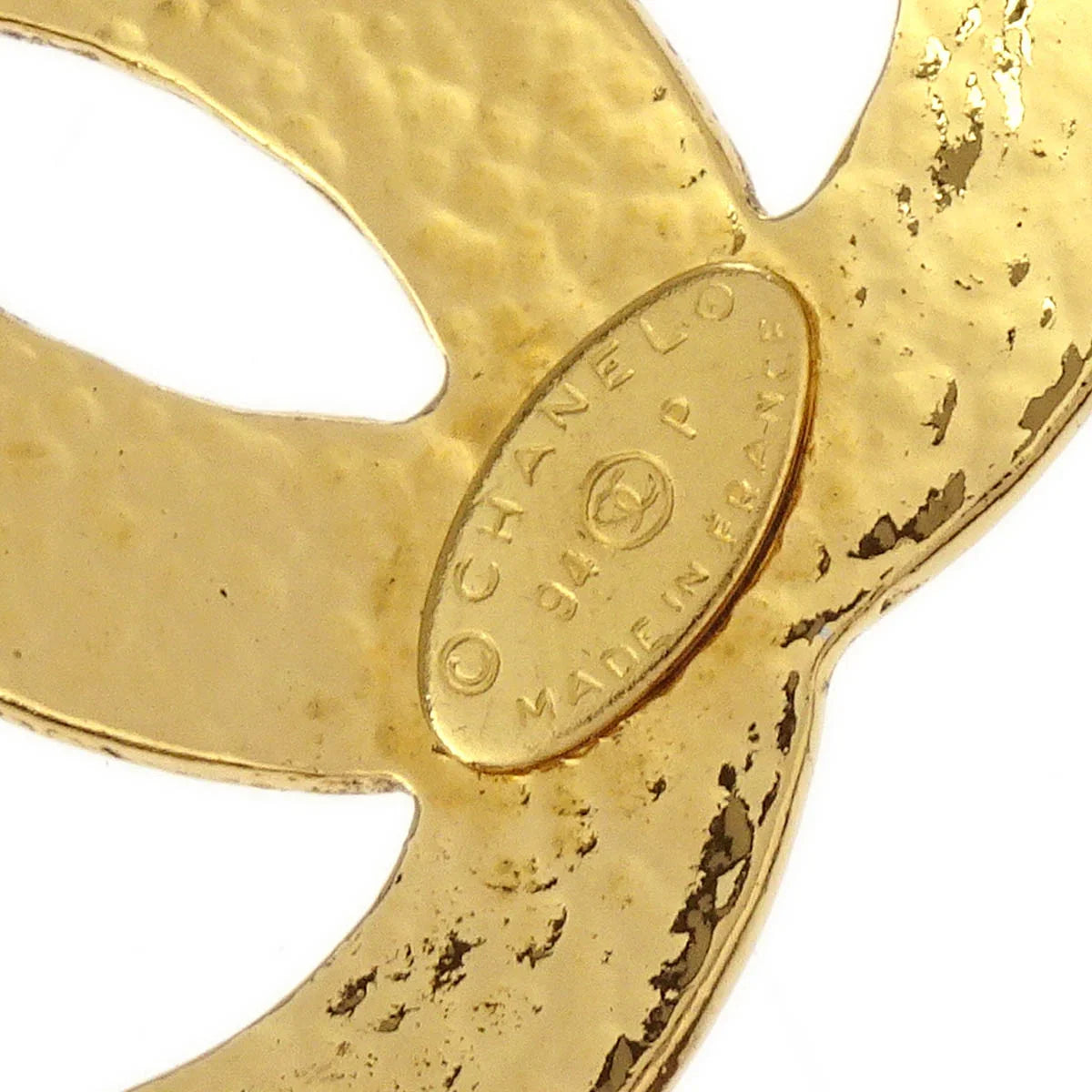 Chanel Gold CC Chain Pendant Necklace 94P