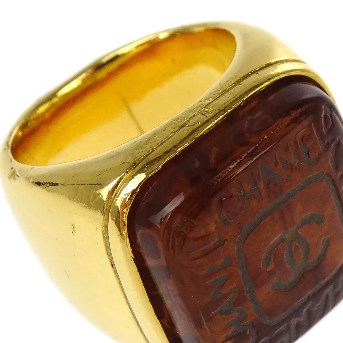 Chanel Ring Gold #50