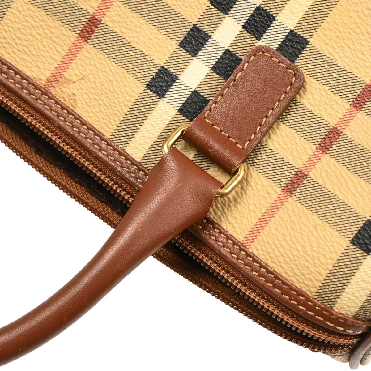 Burberry Beige House Check Handbag