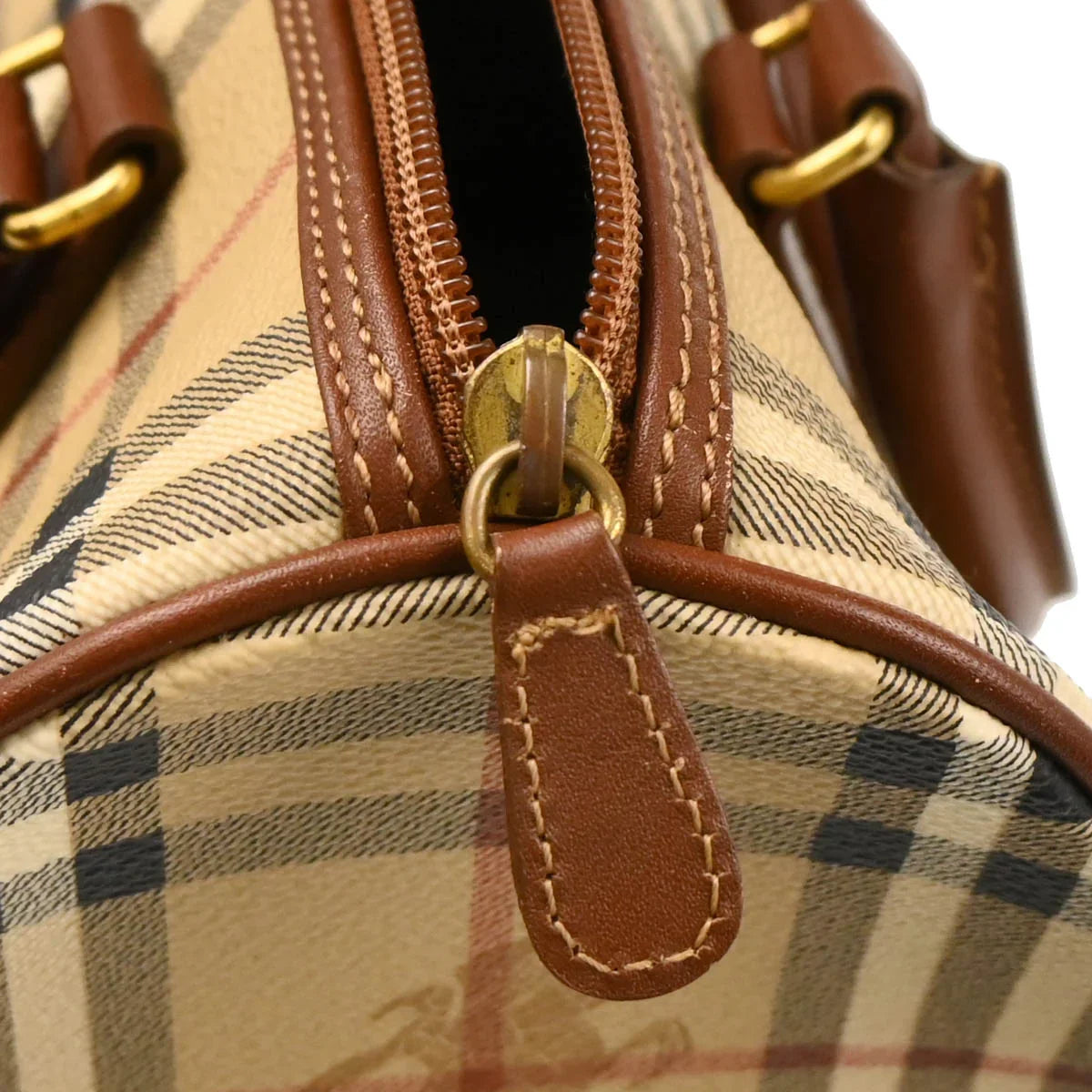 Burberry Beige House Check Handbag