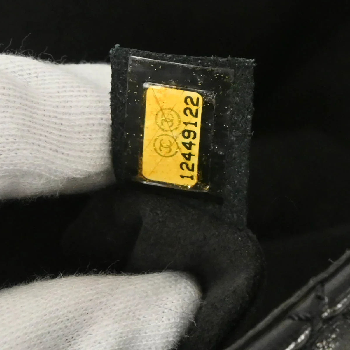 Chanel 2008-2009 Black Lambskin Fur Shoulder Bag